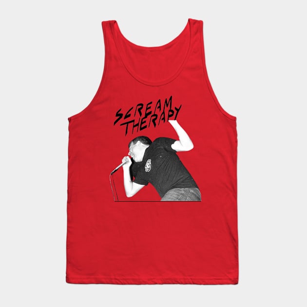 Scream Therapy Podcast Screamer transparent design Tank Top by chalywinged